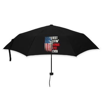 Bester Effin-Bonus-Papa aller Zeiten Stiefvater - Regenschirm (klein) - Schwarz - Vorne