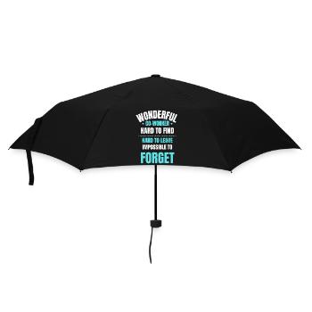 Wunderbares Kollegengeschenk - Regenschirm (klein) - Schwarz - Vorne