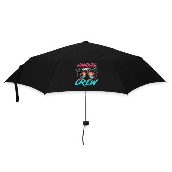 Hamburg Party Crew - Umbrella (small) - black - Front