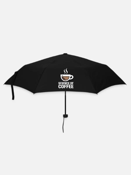 Science Of Coffee Espresso Ritual - Regenschirm (klein) - Schwarz