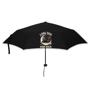 Dark Magic Dackel - Regenschirm (klein) - Schwarz - Vorne