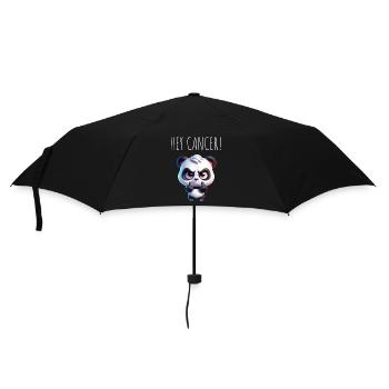Hé Cancer Panda en colère - Parapluie standard - noir - Devant