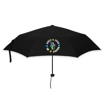 World Down Syndrome Socks Circle - Umbrella (small) - black - Front