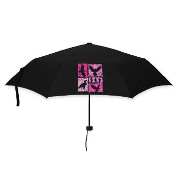 Eagle Retro Graphic Silhouettes - Umbrella (small) - black - Front