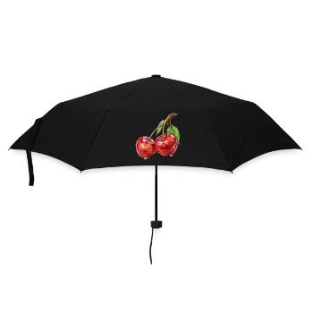 cerise - Parapluie standard - noir - Devant