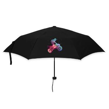 Quad ATV Space Quad Driver Kids Men Boys - Umbrella (small) - black - Front