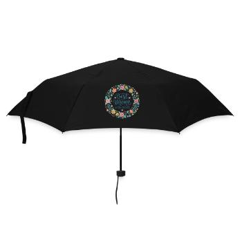 Beste Mama - Regenschirm (klein) - Schwarz - Vorne
