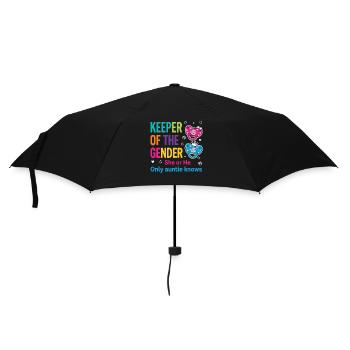 Révélation du sexe : la gardienne du genre que la tante connaît - Parapluie standard - noir - Devant