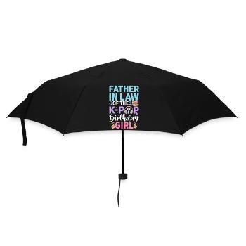 Father in Law of The K-Pop Birthday Girl - Umbrella (small) - black - Front