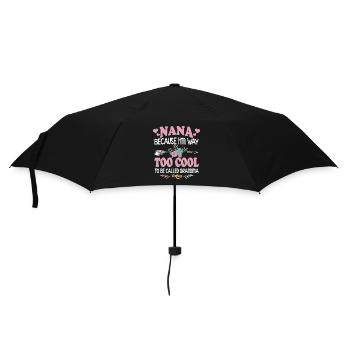 Nana Too Cool Grandma Arrow Floral - Umbrella (small) - black - Front