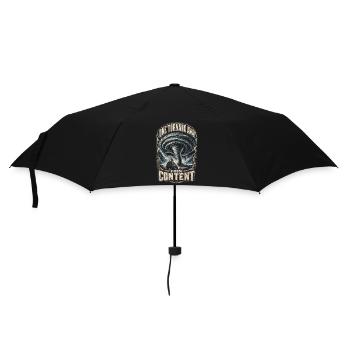Sturmjäger Meteorologe One Tornado Away - Regenschirm (klein) - Schwarz - Vorne