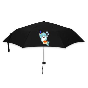 Delfin Sekretärin Handtasche Büro - Regenschirm (klein) - Schwarz - Vorne