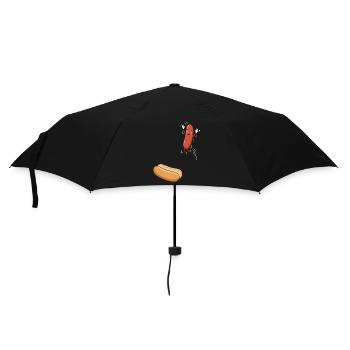 Hot Dog, Sausages, BBQ, Grilling, Griller - Umbrella (small) - black - Front