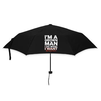 Dad Daughter Wish Humor Shirt - Umbrella (small) - black - Front