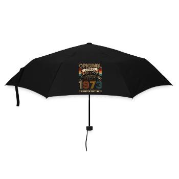 53e anniversaire Gift Man Cassette Best of 1973 - Parapluie standard - noir - Devant