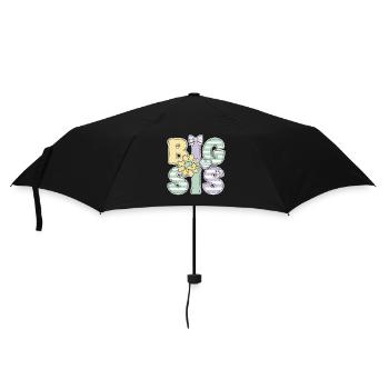 Révélation du sexe de la grande sœur Baby Shower Grande Sœur - Parapluie standard - noir - Devant