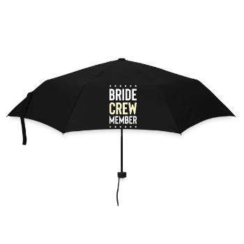 Bride Crew - Umbrella (small) - black - Front