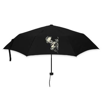 Mousses avec lunettes de soleil Graphique - Parapluie standard - noir - Devant
