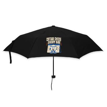 Cadeau de collation riche en protéines pour les amateurs de gastronomie - Parapluie standard - noir - Devant