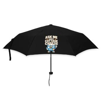 Cadeau de collation riche en protéines pour les amateurs de gastronomie - Parapluie standard - noir - Devant