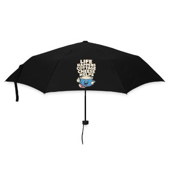 Cadeau de collation riche en protéines pour les amateurs de gastronomie - Parapluie standard - noir - Devant