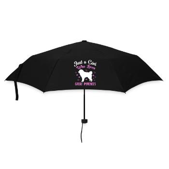 Pyrenean Dog - Umbrella (small) - black - Front