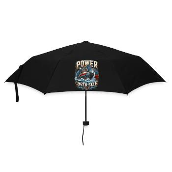 Tugboats Tugboats Power Over Size - Umbrella (small) - black - Front