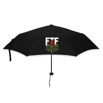 FTF Hunter GPS Treasure Hunting Design - Umbrella (small) - black - Front