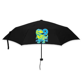 DINO 9 ANS DINOSAURE 9E ANNIVERSAIRE - Parapluie standard - noir - Devant
