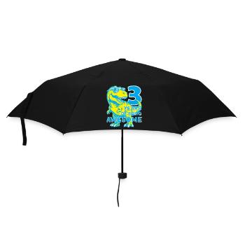 DINO 3 YEARS DINOSAUR 3RD BIRTHDAY - Umbrella (small) - black - Front