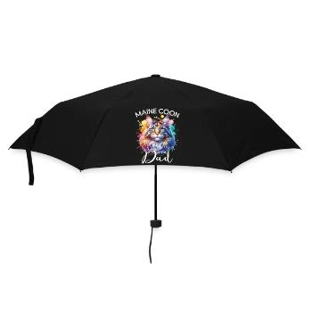 Maine Coon Dad - Umbrella (small) - black - Front