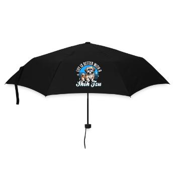 Shih Tzu Dog Breed - Umbrella (small) - black - Front