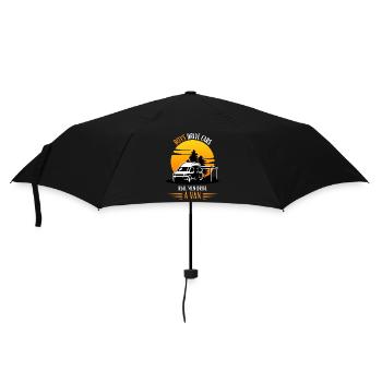 De vrais hommes conduisent un camping-car - Parapluie standard - noir - Devant