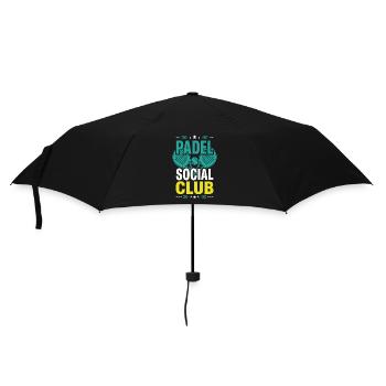 Padel girl padel player padel tennis gift - Umbrella (small) - black - Front