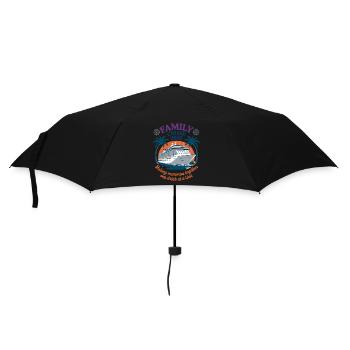 Family Cruise 2026 Creating Memories - Umbrella (small) - black - Front