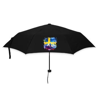 Pêcheurs de Suède - Parapluie standard - noir - Devant