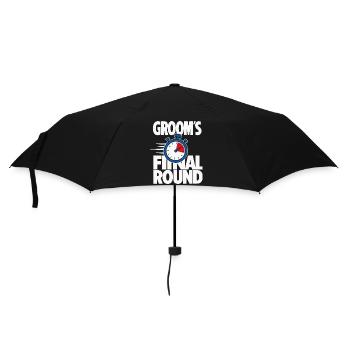 Le chronomètre final du tour du marié - Parapluie standard - noir - Devant