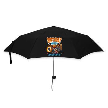 Cadeau de basket pour le 4e anniversaire - Parapluie standard - noir - Devant