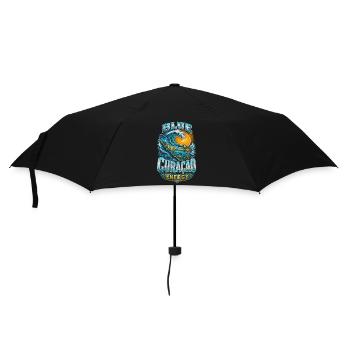 Curacao Energy - Regenschirm (klein) - Schwarz - Vorne