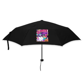 Summerween Fantôme Plage | Vacances Halloween - Parapluie standard - noir - Devant