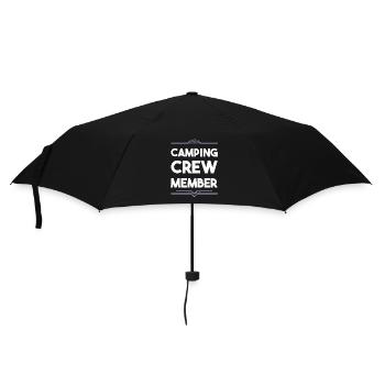 Équipe de camping - Parapluie standard - noir - Devant