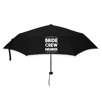 Bride Crew - Umbrella (small) - black - Front