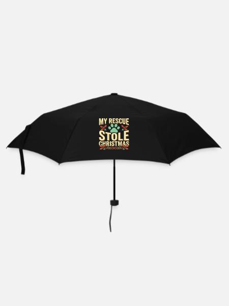 Erstes Weihnachten Mit - Regenschirm (klein) - Schwarz