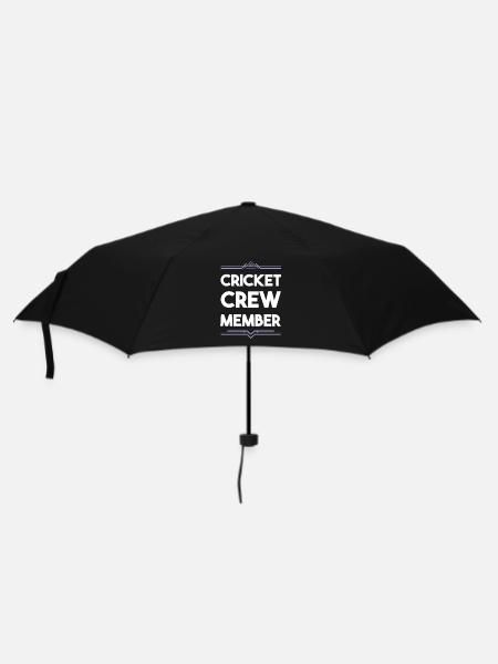 Cricket Crew - Regenschirm (klein) - Schwarz