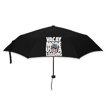 Mode Vacay USA Conception de Voyage de Chargement - Parapluie standard - noir - Devant