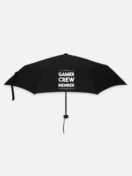 Gamer Crew - Regenschirm (klein) - Schwarz