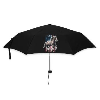 Draft belge US Belgisches Zugpferd - Parapluie standard - noir - Devant