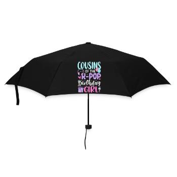 Cousins of The K-Pop Birthday Girl - Umbrella (small) - black - Front