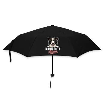 Chien d’agilité de la mère de berger Border Collie - Parapluie standard - noir - Devant