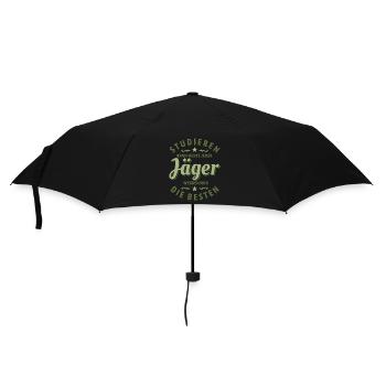 Studieren kann jeder | Jäger Spruch - Regenschirm (klein) - Schwarz - Vorne